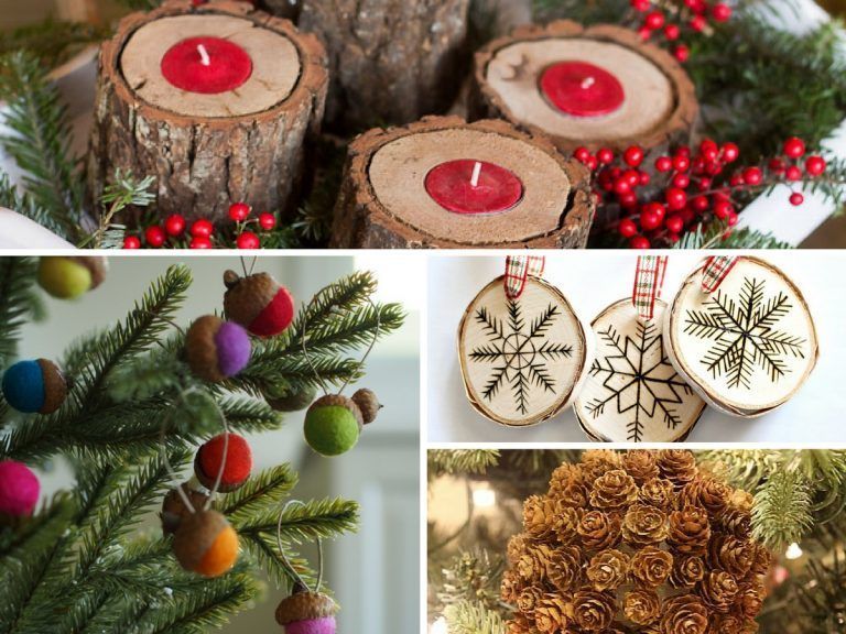 11 Estupendos Adornos de Navidad Naturales