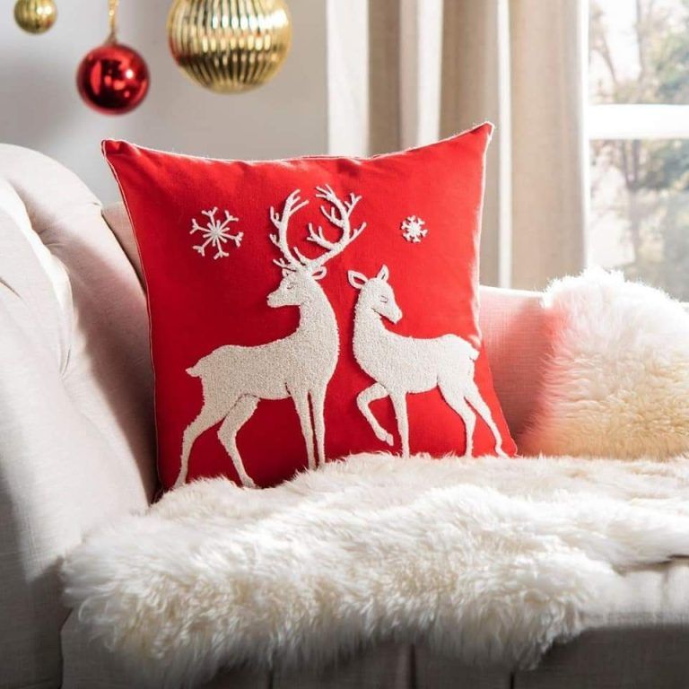 Almohadas navideñas